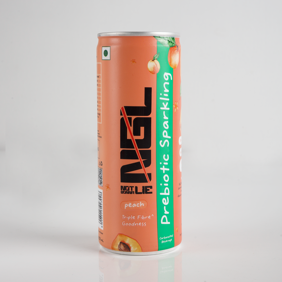 Prebiotic Sparkling with Triple Fibre Goodness - 250ml (Peach)