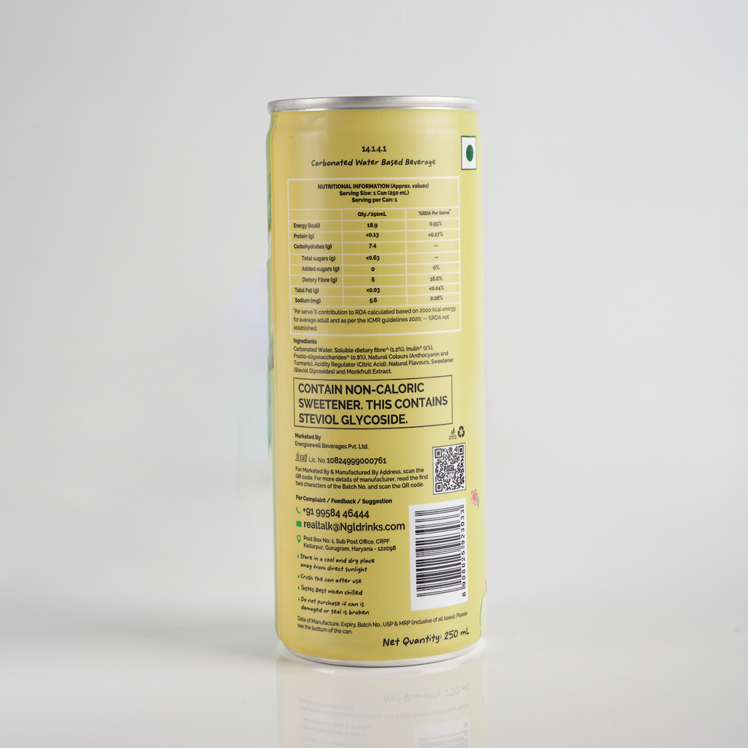 Prebiotic Sparkling with Triple Fibre Goodness - 250ml (Green Apple)