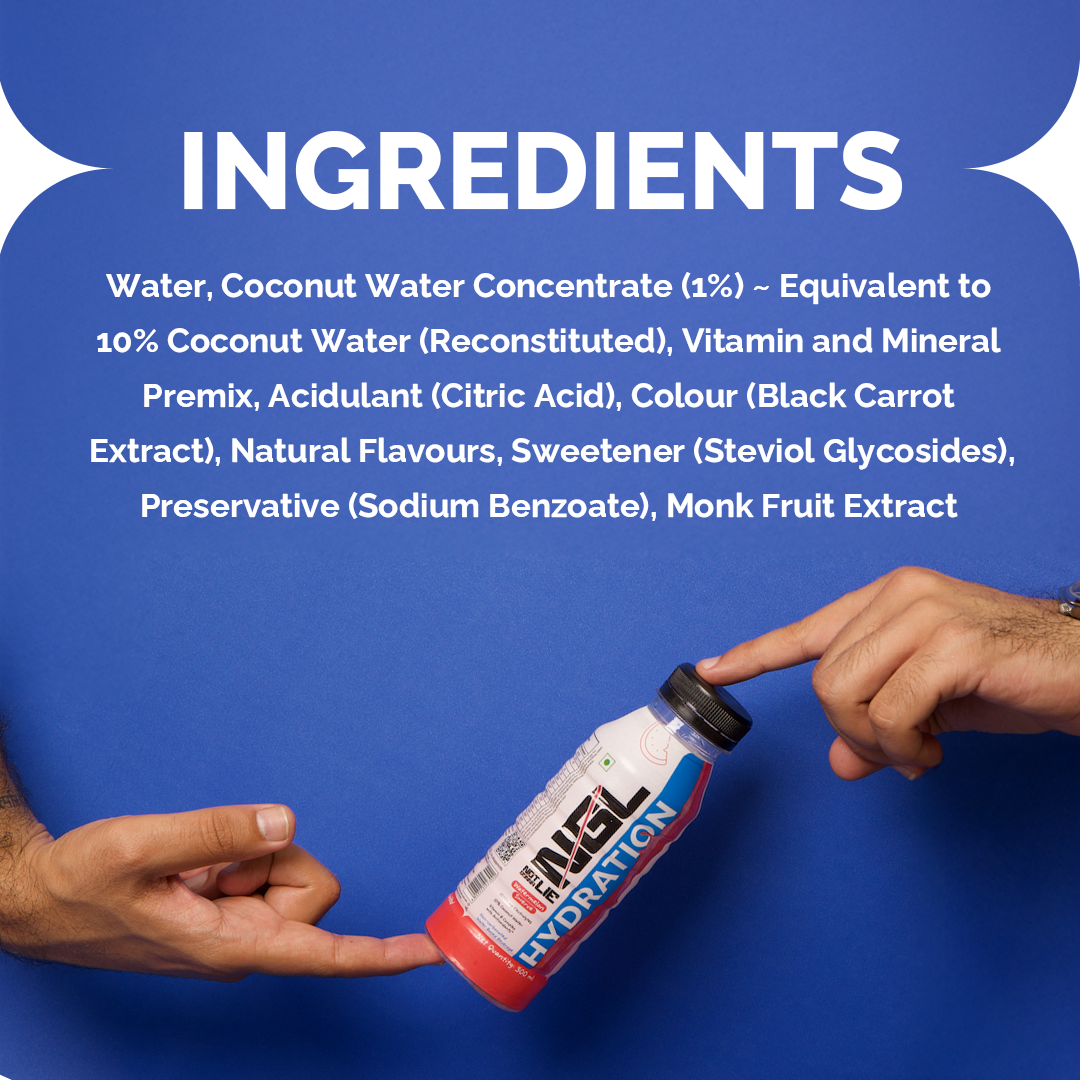 Hydration & Electrolytes Drink with Sustained Energy - 300 ml (Watermelon Swerve)
