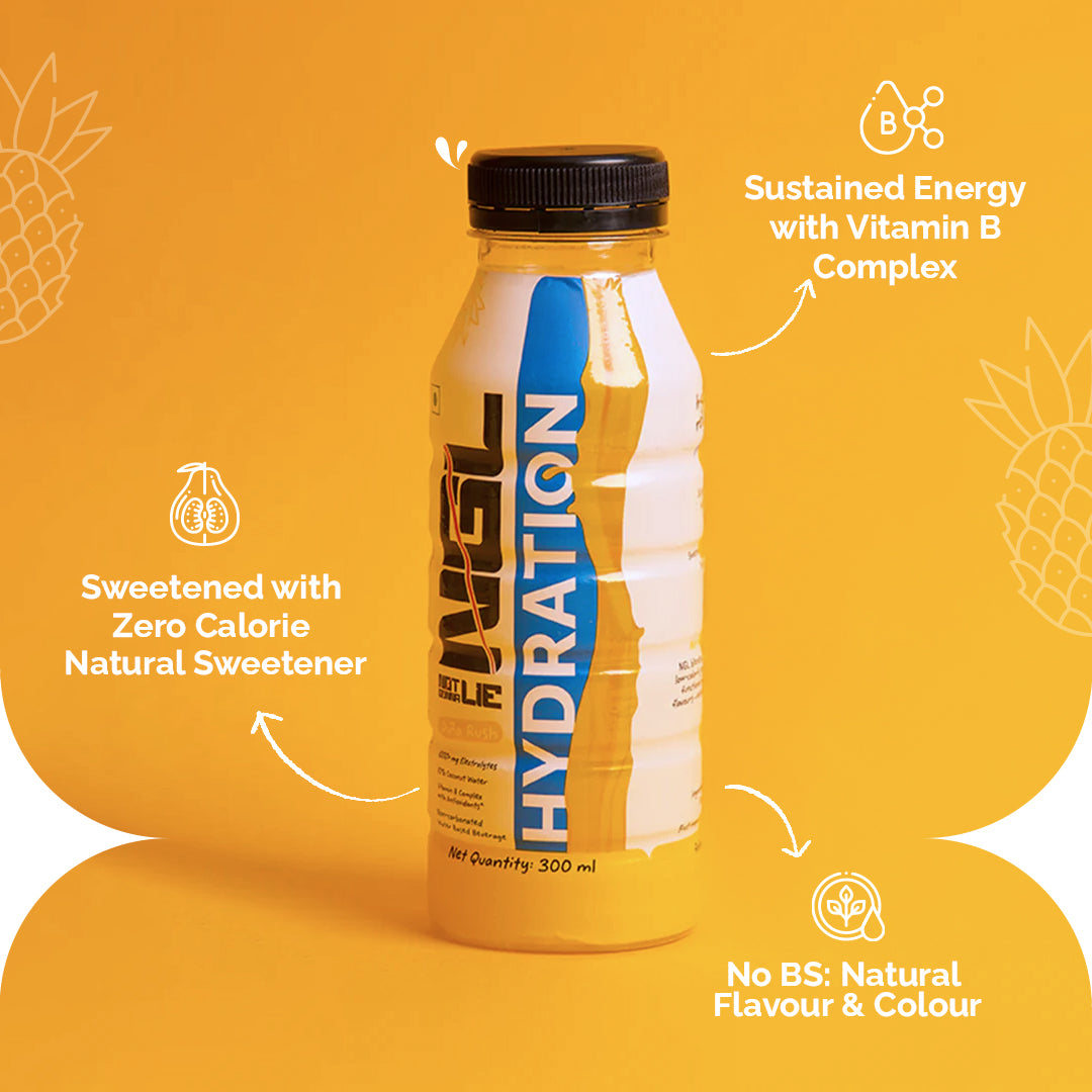 Hydration & Electrolytes Drink with Sustained Energy - 300ml (Piña Rush)